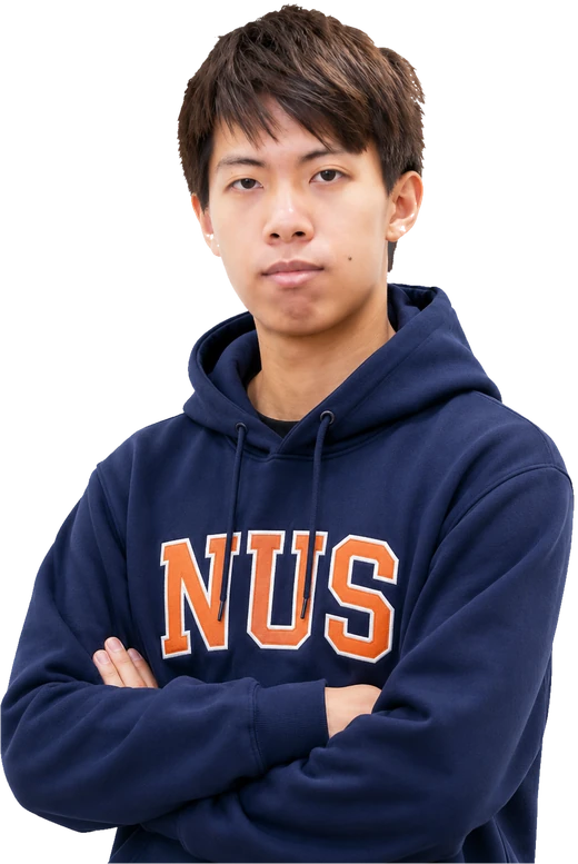 A real Singapore university student